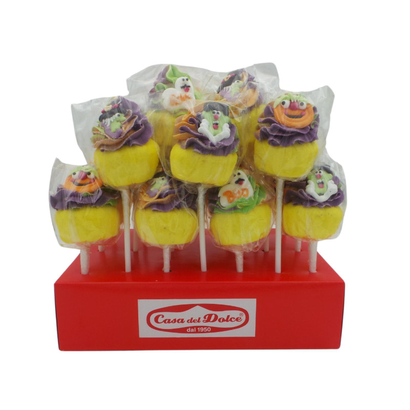 Marshmallow Casa Del Dolce - Spiedino Halloween  Cup Cake - 24 pz da 60 g