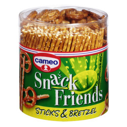 Cracker - Cameo - Snack Friends Sticks & Bretzel - Barattolo da 300 gr