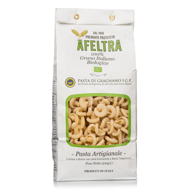 Pasta di Gragnano I.G.P. - Afeltra - Vesuvio - 500 gr - 100% Grano Italiano BIO