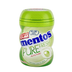 Gomme - Mentos Pure Fresh - Lime Mint Con Te' Verde - 15 x 20g