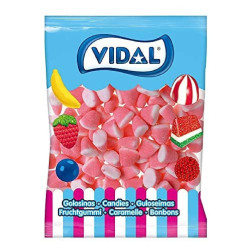 Caramelle Gommose - Baci Fragola Panna - Vidal - Kiss - 1 Kg