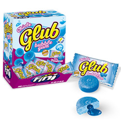 Gomme da Masticare Fini Chicle Glub - Lampone Pittura Lingua - 50...