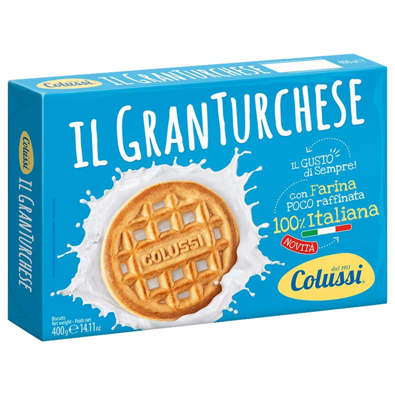 Biscotti Colussi - Il GranTurchese - Pacco da 400 gr