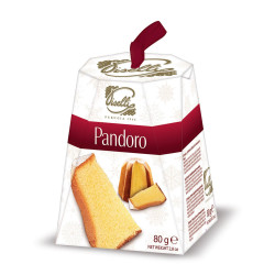 Mini Pandoro Piselli Classico 80 gr - 12 Pezzi