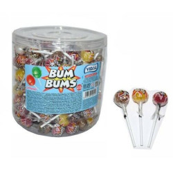 Lecca Lecca - Bum Bums - Vidal - Lollipops - Barattolo da 200 pz