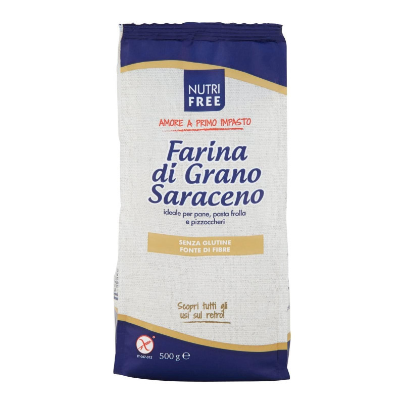 Farina di Grano Saraceno - NutriFree - 500 g - Senza Glutine - Senza Lattosio