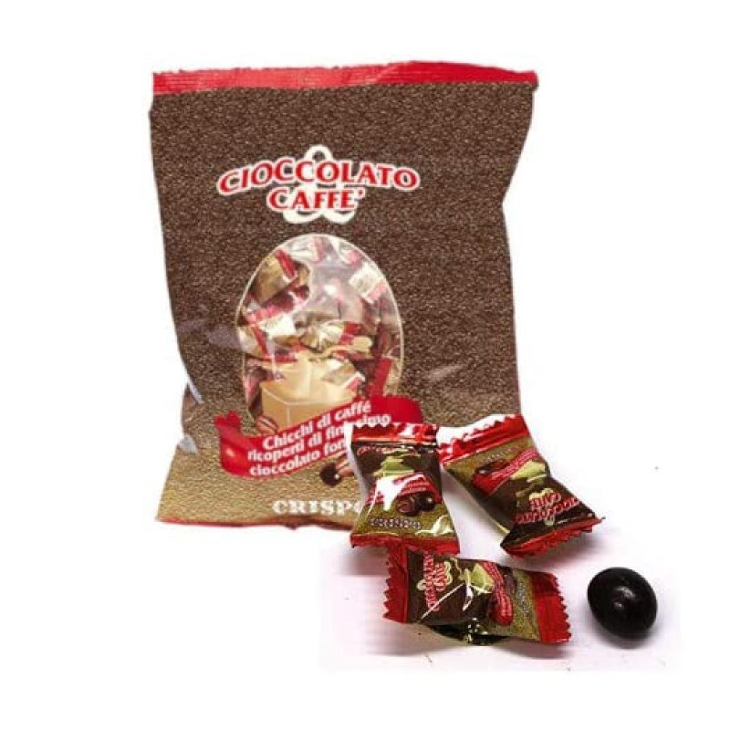 Chicchi di Caffè Ricoperti di Cioccolato Fondente - Crispo - CiocoCaffè - 1 Kg