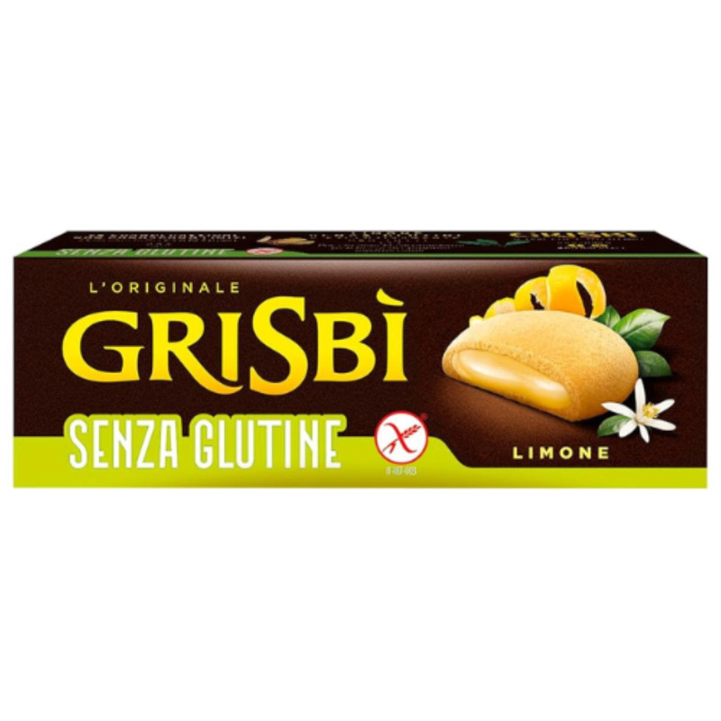 Biscotti Grisbì Crema Limone - L' Originale - Senza Glutine - 150 gr