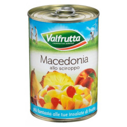 Frutta Valfrutta - Macedonia allo Sciroppo - Barattolo da 411 gr