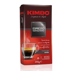 Caffè Kimbo Espresso Napoletano- Blend of Ground Coffee - Pack 250 gr