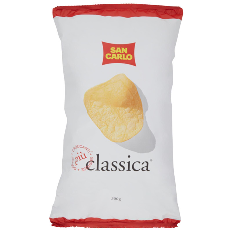 Busta Patatine San Carlo - Classica - 10 Buste da 300 gr