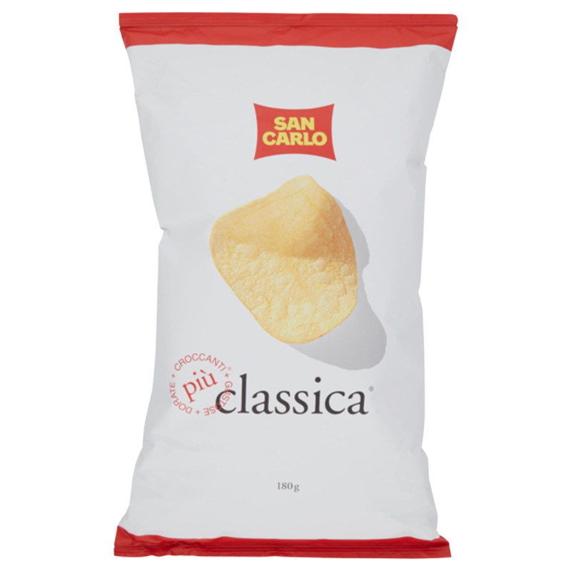 Busta Patatine San Carlo - Classica - 14 Buste da 190 gr