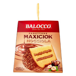 Panettone Balocco - Maxi Ciok Nocciola - Crema e Granella di...