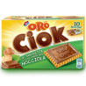 Biscotti Oro Ciok Cioccolato Alla Nocciola - 1 Confezione da 10 Snack