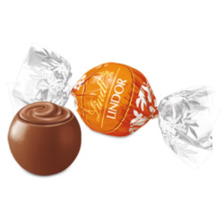 Cioccolatini Lindt - Lindor - Boules Arancia Rossa - Cioccolato al...