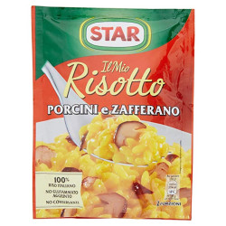 Risotti Star - Riso Funghi e Zafferano - 175 gr