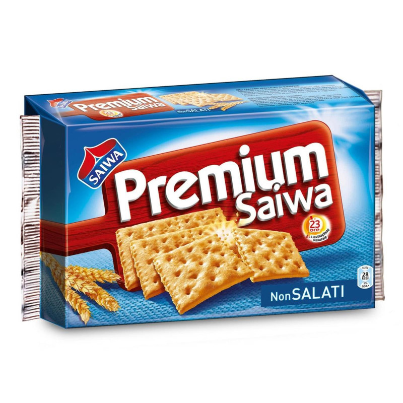 Crackers Saiwa - Premium Non Salati - 315 gr