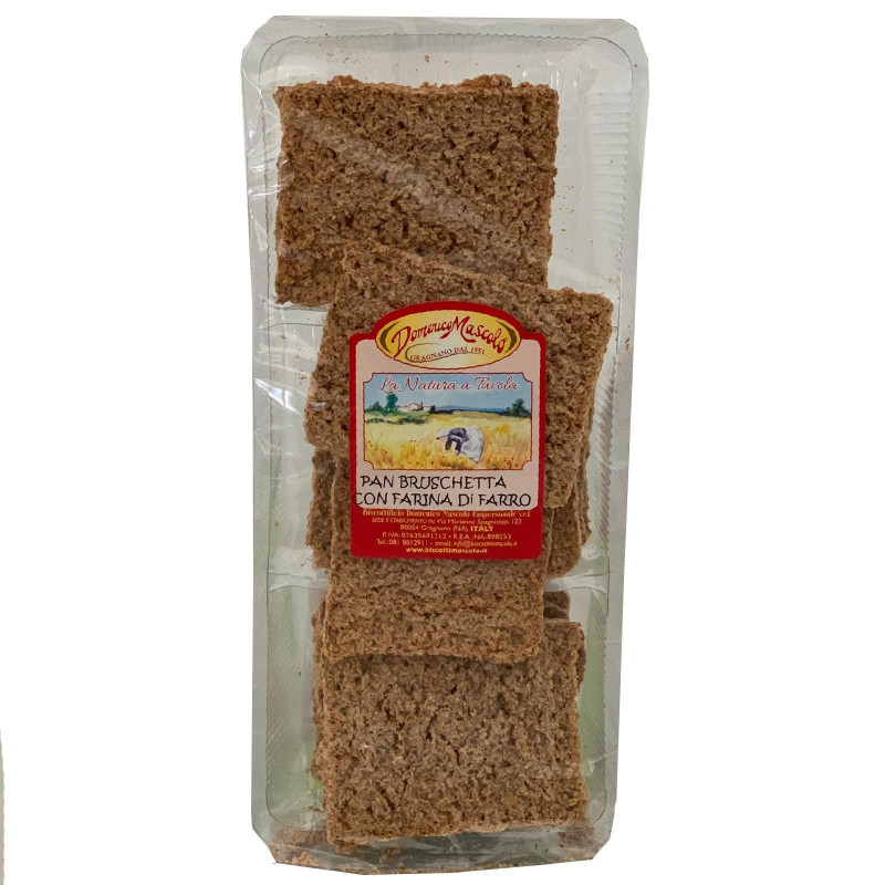 PanBruschetta con Farina di Farro - Panificio Mascolo -  140g