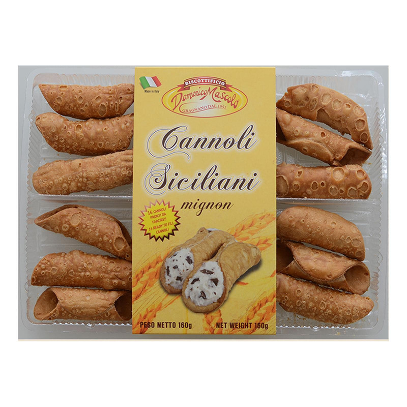 Cannoli Siciliani Mignon - Mascolo - 160 gr