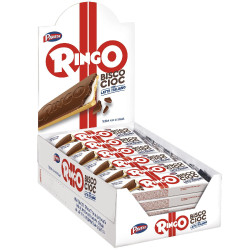 Expo Biscotti Pavesi - Bisco Cioc Latte - Ringo - 24 Pezzi da 27 g