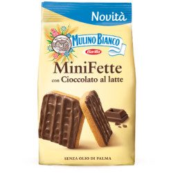 Fette Biscottate - Mulino Bianco - Mini Fette Cioccolato al Latte -...