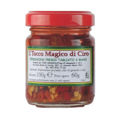 Peperoncino Fresco Tagliato a Mano - Ciro - In Olio di Semi - 100 g