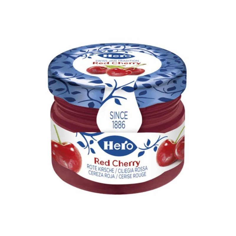 Confettura Extra Hero - Ciliegie Rosse - 24 Vasetti Vetro 28.3 g