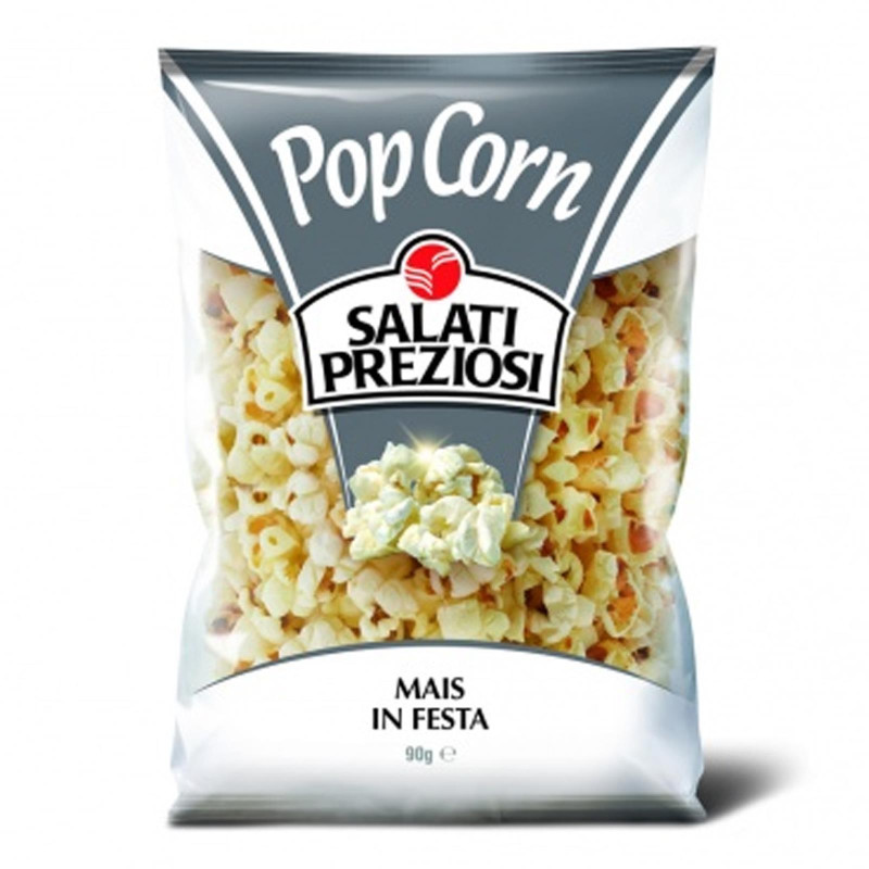 Busta Patatine - Salati Preziosi - Pop Corn - 20 Buste da 90 gr