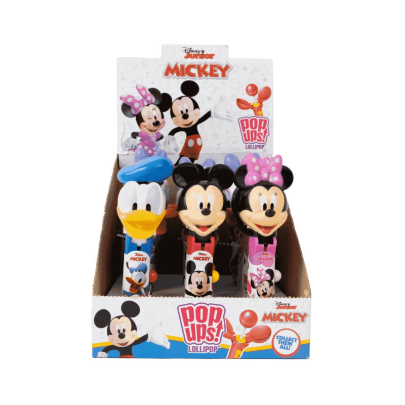 Lecca Lecca - BIP - Disney Mix - Junior Mickey - Pop Ups - 12 x 10 g