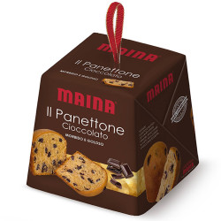 Mini Panettone Maina Cioccolato Con Gocce di Cioccolato 100 gr - 12...