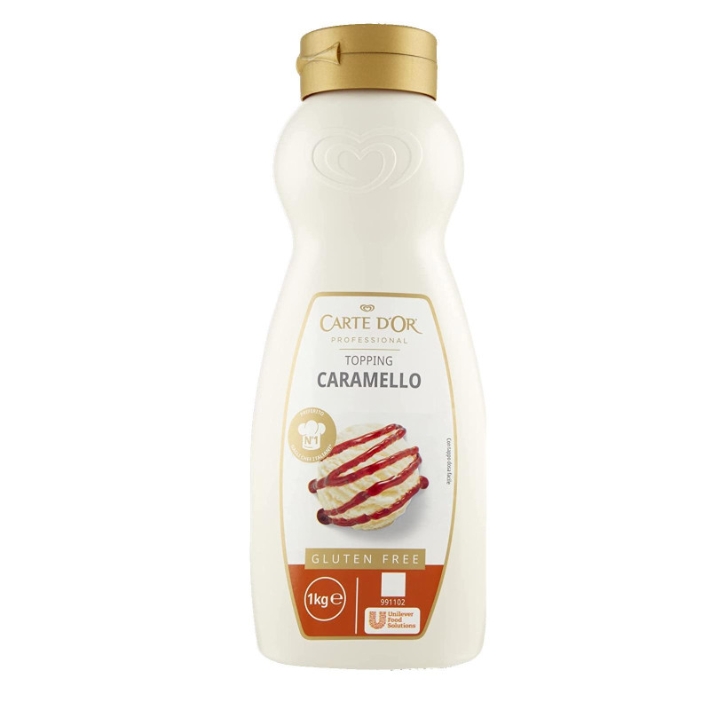 Topping Carte D'or - Gusto Caramello - Bottiglia da 1 kg 