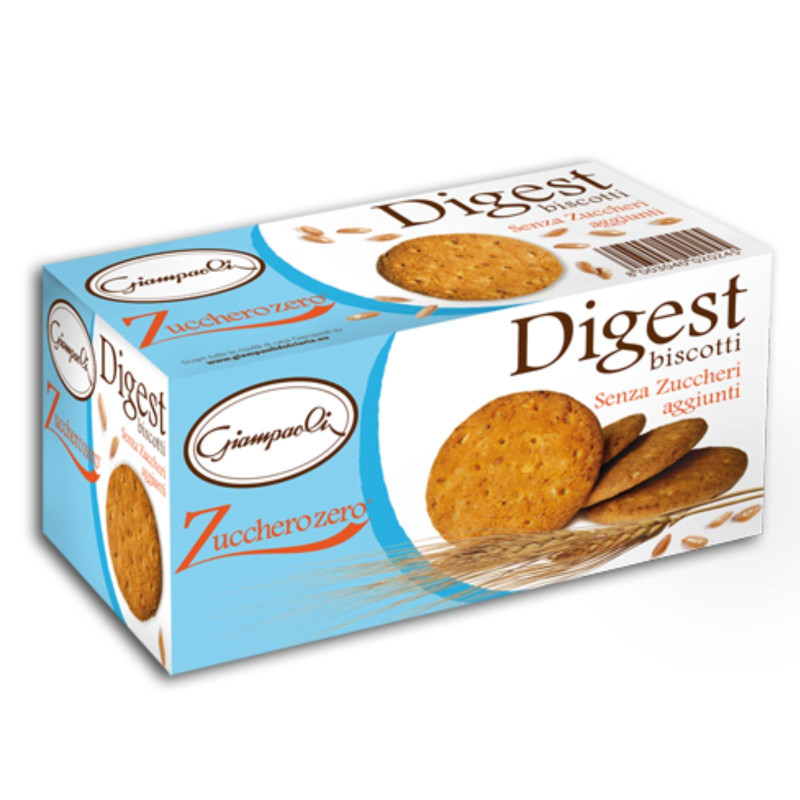 Biscotti Giampaoli - Biscotti Digest - Digestivi - Senza Zuccheri Aggiunti - 225 g