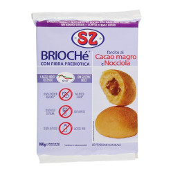 Brioche' Con Fibra Prebiotica - Senza Zucchero - 4 pz - Cacao e...