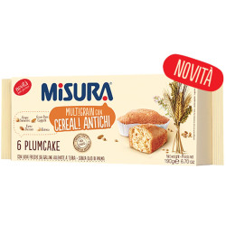 Plumcake Misura - MultiGrain con Cereali Antichi - 190 gr - 6...