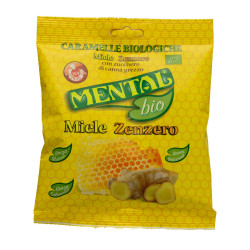 Caramelle Biologiche - Mental Bio - al Miele e Zenzero - 1 kg