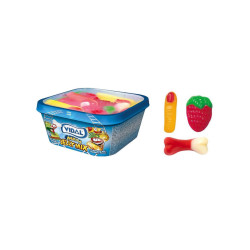 Caramelle Gommose - Mega Jelly Mix Lucido - Vidal - Vaschetta da 180 g