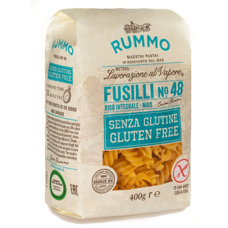 Pasta Rummo - 400 gr - Senza Glutine - Fusilli N° 48