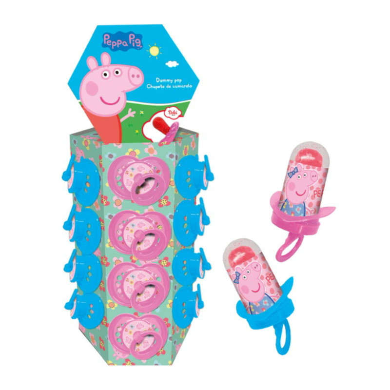 Peppa Pig - Candy Toys - Con Caramelle - Ciucciotti - Espositore da 24 pz