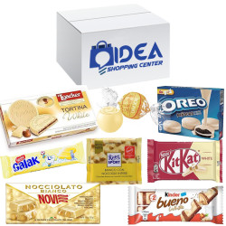 Kit Calza White - Bianco - Snack e Cioccolatini - 8 Articoli Diversi