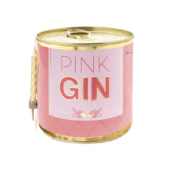 Lattina Wonder - Pink Gin - Torta al Gin con Candela - Cake - 130 g