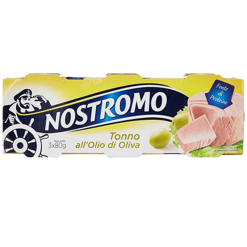 Tonno in Scatola all'olio d'oliva - Nostromo - 3x70 gr