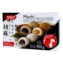 Mochi Biyori - Dolcetti di Riso Mix - Arachidi, Fagioli Rossi e...