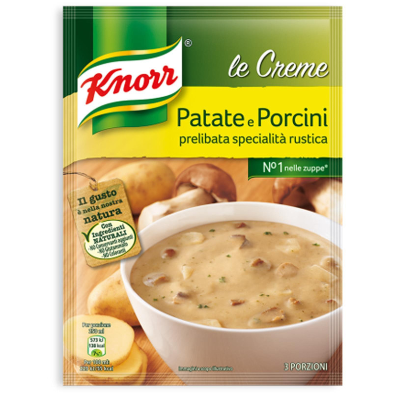 Creme Knorr - Crema Con Patate e Funghi Porcini - 94 gr