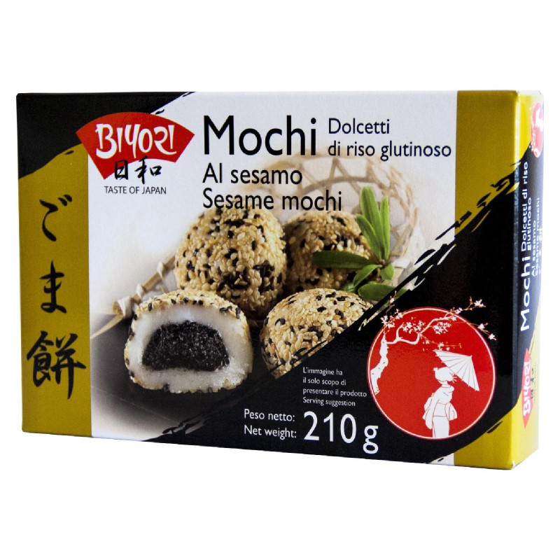 Mochi Biyori - Dolcetti di Riso - Al Sesamo - 210 g