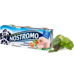 Tonno in Scatola al Naturale - Nostromo - 3x70 gr