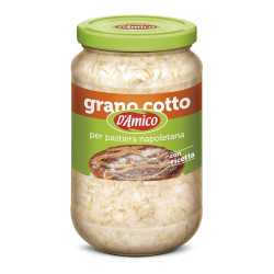 Grano Cotto per Pastiera Napoletana - D'Amico - Vasetto da 580 gr