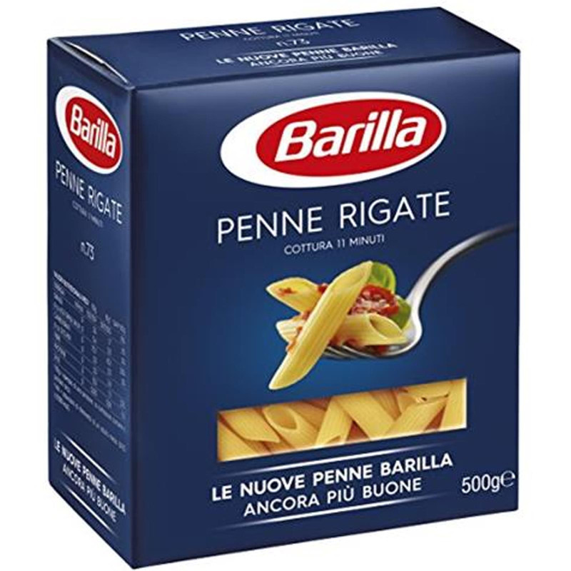 Pasta Barilla - I Classici - Penne Rigate N° 73 - 30 Pacchi da 500 gr