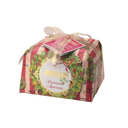 Panettone all' Amarena - Muzzi - Incartato a Mano - 1 Kg