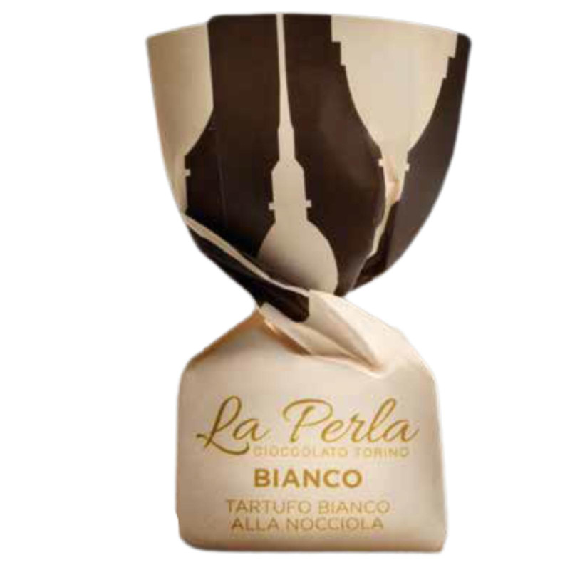 Tartufi Cioccolato - La Perla - 30 Anni Bianco - Cioccolato Bianco Con Nocciola - 500 g