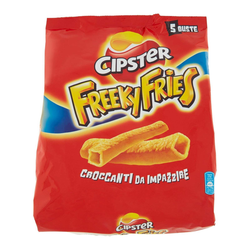 Busta Patatine - Cipster - Freeky Fries - 125 gr Multipack